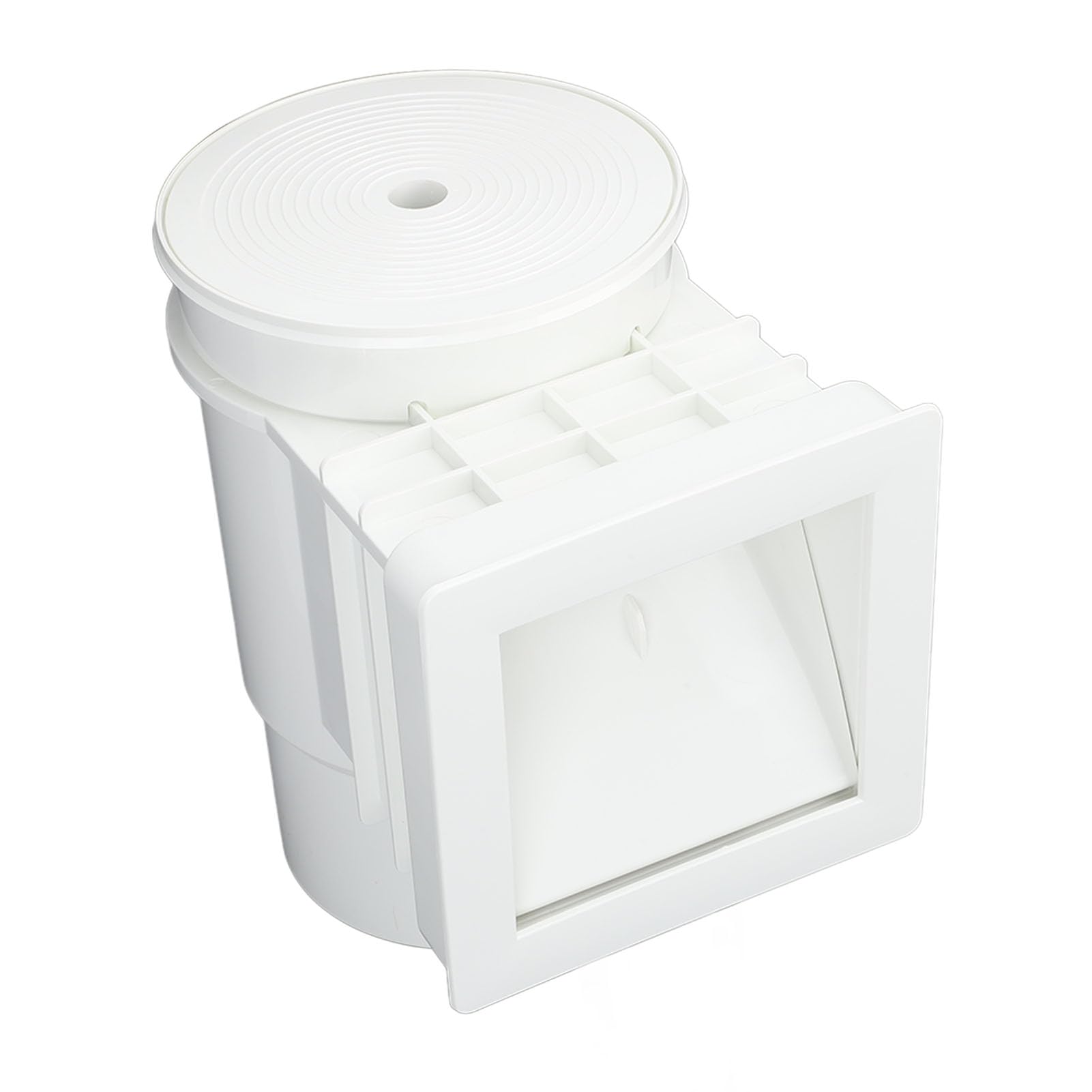 SIXRUN Piscina Skimmer de Boca Ancha, Capacidad 9.5L