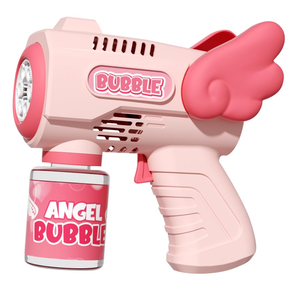 Bubble Gun for Kids, Automatic Bubble Machine, Bubble Gun with Solutio, Summer Outdoor Toy, Party Outdoor Garden Toy