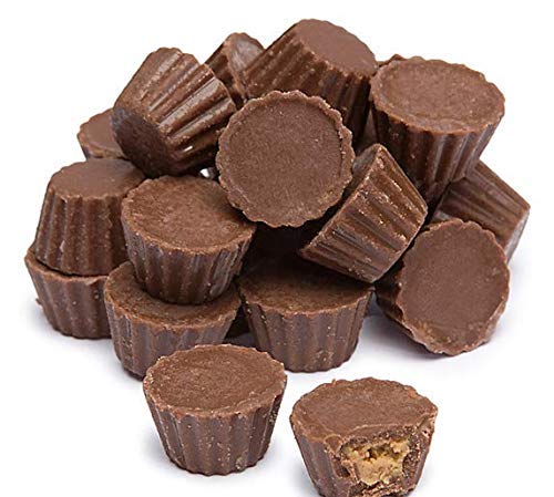 Reese's Chocolate Peanut Butter Cups Minis, Unwrapped Miniatures, Bulk - Great for Easter Baking, Snacking, Ice-Cream Topping and More! (3 Lbs.)