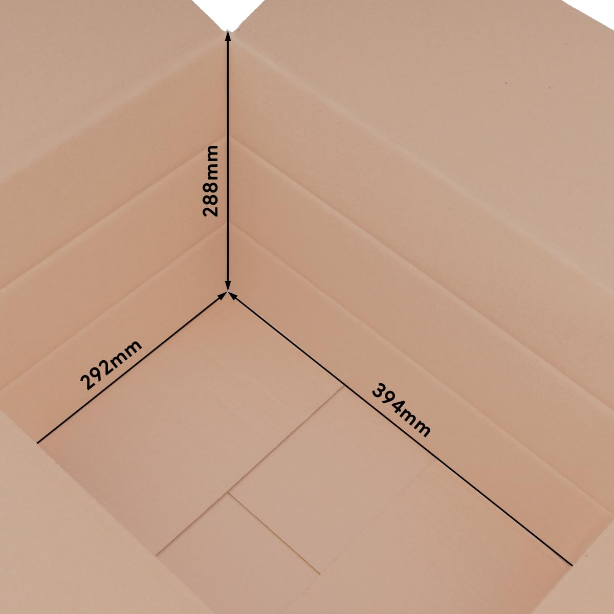 verpacking Faltkartons 394 x 292 x 288 mm Braun (Außenmaß 400 x 300 x 300 mm) variable Höhe bei 100/200 mm KK 88 2-wellig Versandkarton für Waren DHL Paket DPD GLS Hermes Kartons (60 Stück)