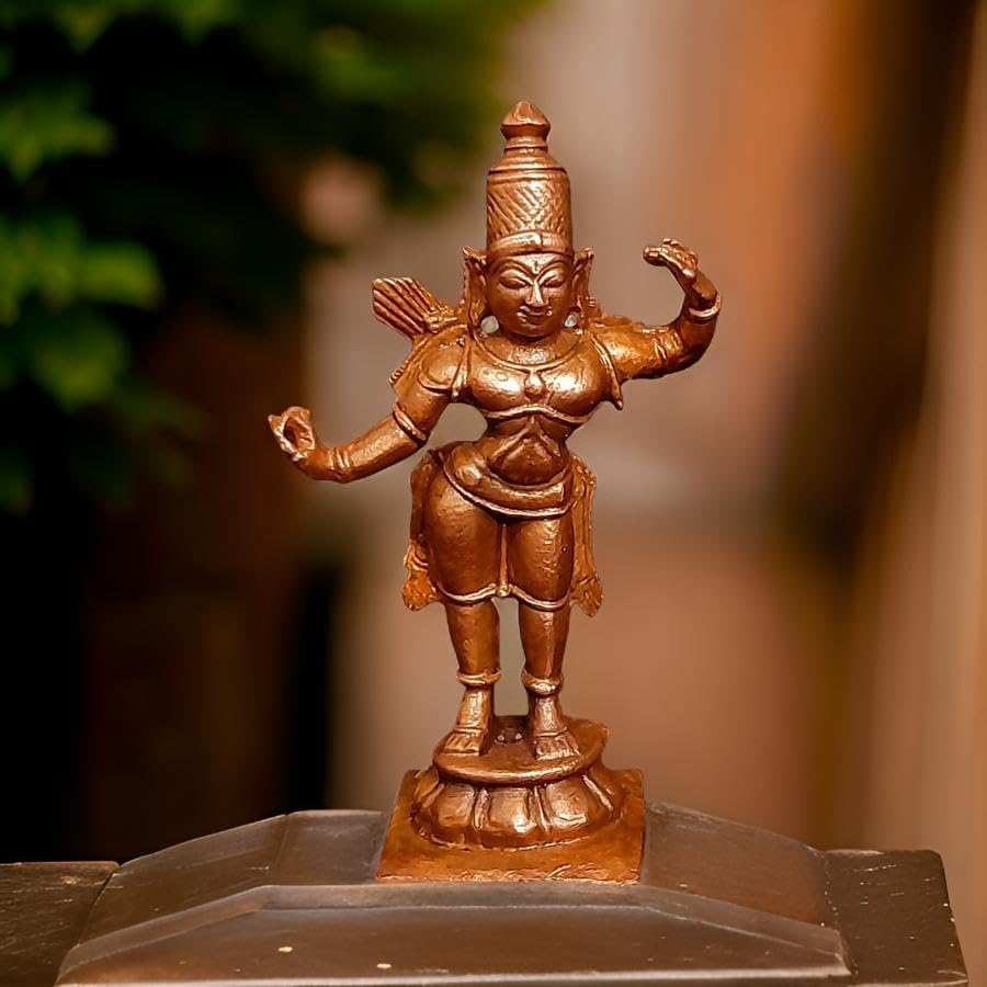 Image of Lord Rama Murti Copper Bhagwan Ji - 2 in - Pack of 1
