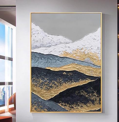 Tableau d'art mural grand format pour habiller un salon vide avec élégance
