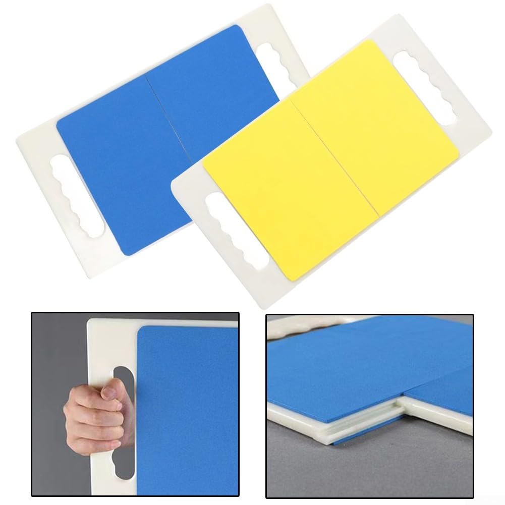 Tabla de descanso Taekwondo con mango 0.6 cm y 0.9 cm de grosor para diferentes fuerzas (azul)