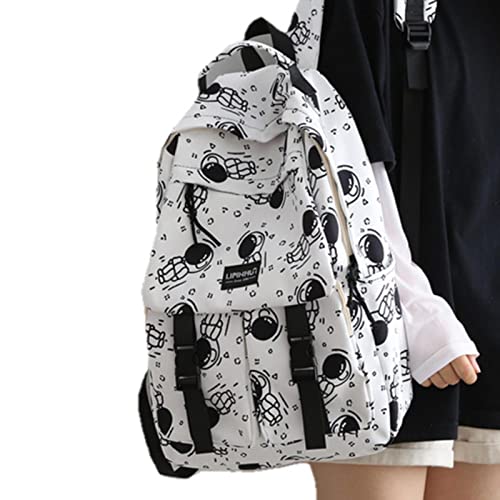 Sac à dos mignon imprimé femme sac d'école épaule adolescente