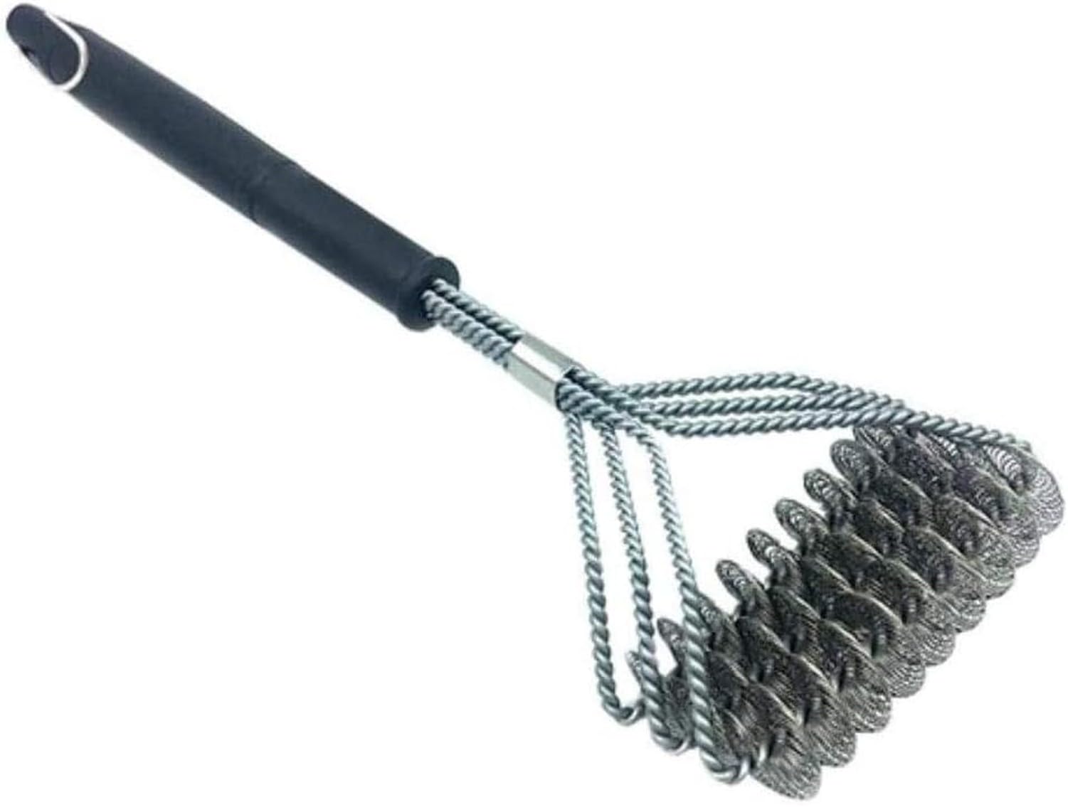 XIUNYIE Wire Grill Cleaning Brush Steel Bristle Scraper for BBQ Garden Outdoor Portable Barbecue Cleaner Kitchen Camping Party Tool Stainless Steel Stiff Bristles Barbe, C