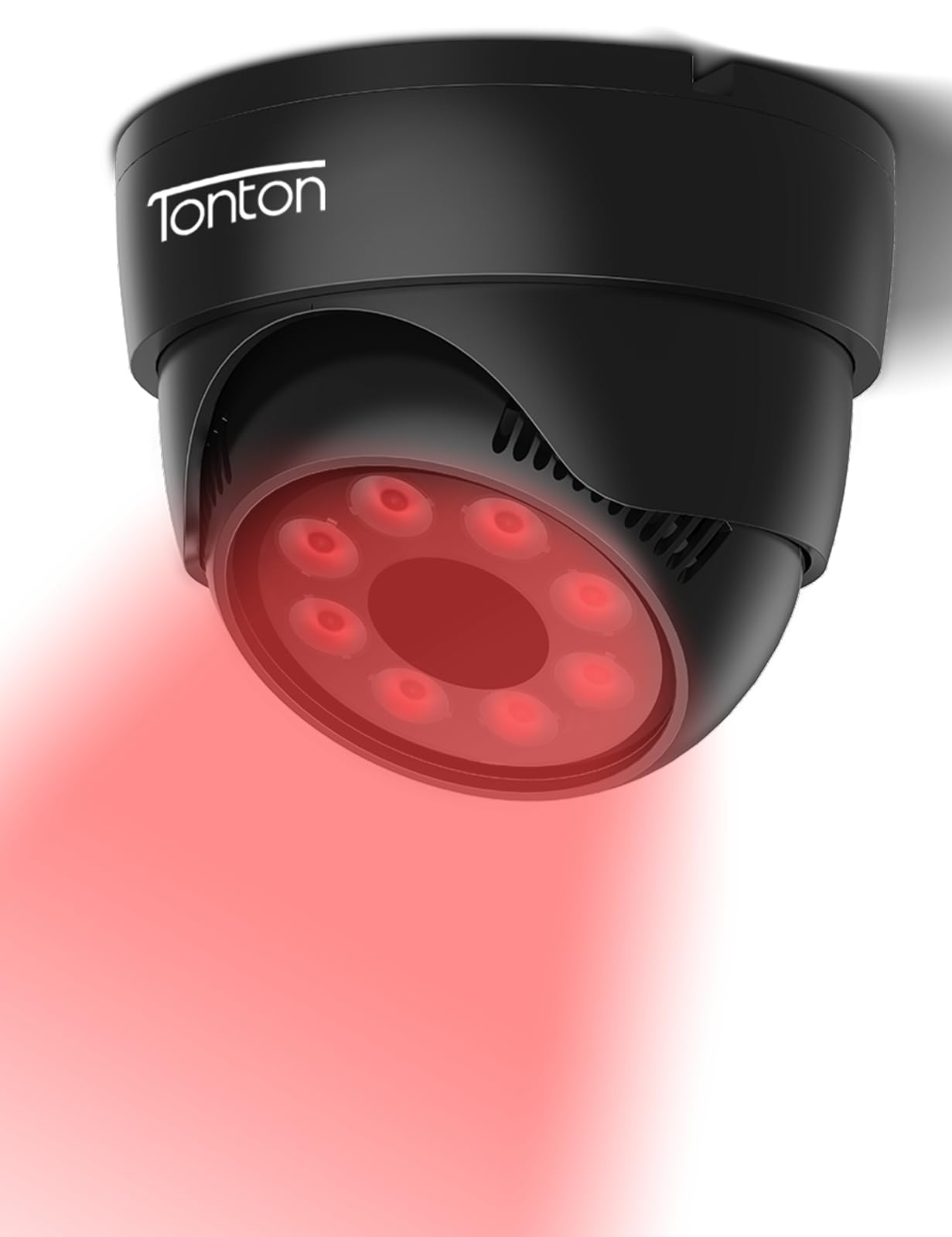 Tonton Infrared Illuminator, IR Illuminator, 15M Auxiliary Light Illuminator for Quest2/Quest/PS VR2 Playstation(PSVR2)/ PS5 VR2/CCTV Security Camera, No-Light Disturbance, 3M EU Power Supply, Black