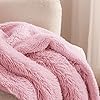 Bedsure GentleSoft Fluffy Pink Throw Blanket, Pink Decor Cozy Gifts for Teenage Girls, Soft Fuzzy Plush Thick Warm Furry Sherpa Fleece Faux Fur Throw Blanket for Couch, Cute Stuff for Women, 50x60 #3