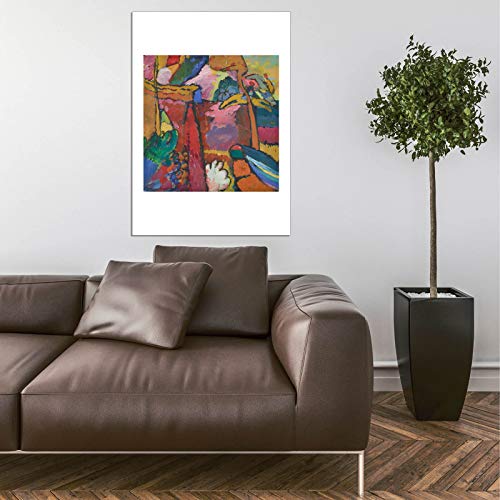 Tableau Kandinsky Study for Improvisation V encadré impression d'art mat de prestige grand format