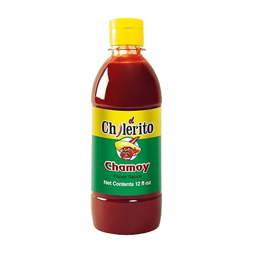 El Chilerito Salsa picante Chamoy 12 oz, roja