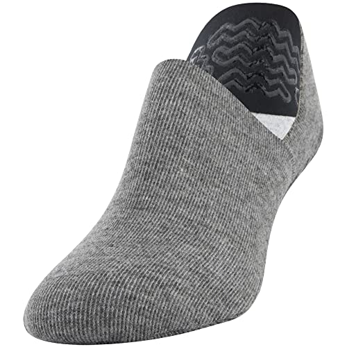 PEDS Women's Smooth Edge No Show Socks, Multipairs, Charcoal/Grey Heather (6-Pairs), Shoe Size: 5-10 by Peds - Used condition - Image 4