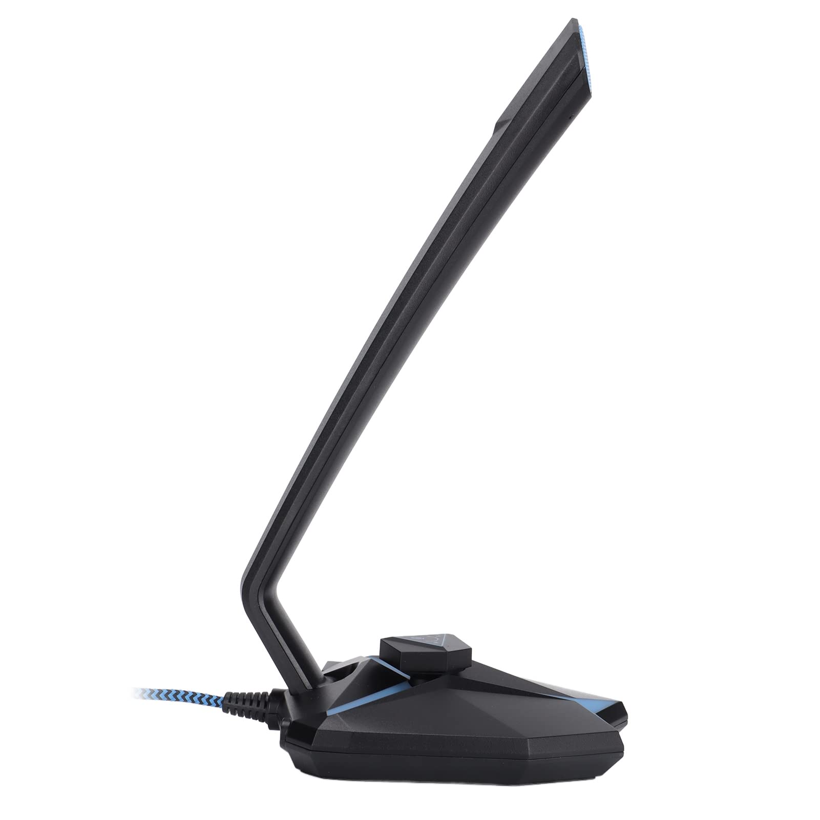 Bewinner Microfono USB per PC, Microfono Omnidirezionale per Computer da Scrivania con Indicatore LED Freddo, Angolo Regolabile, Microfono USB per PC per Riunioni di Ufficio di Gioco