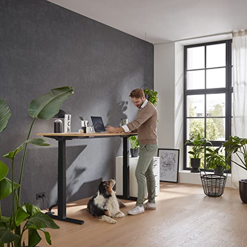 boho office® Höhenverstellbarer Schreibtisch 180 x 80 cm - Made in...