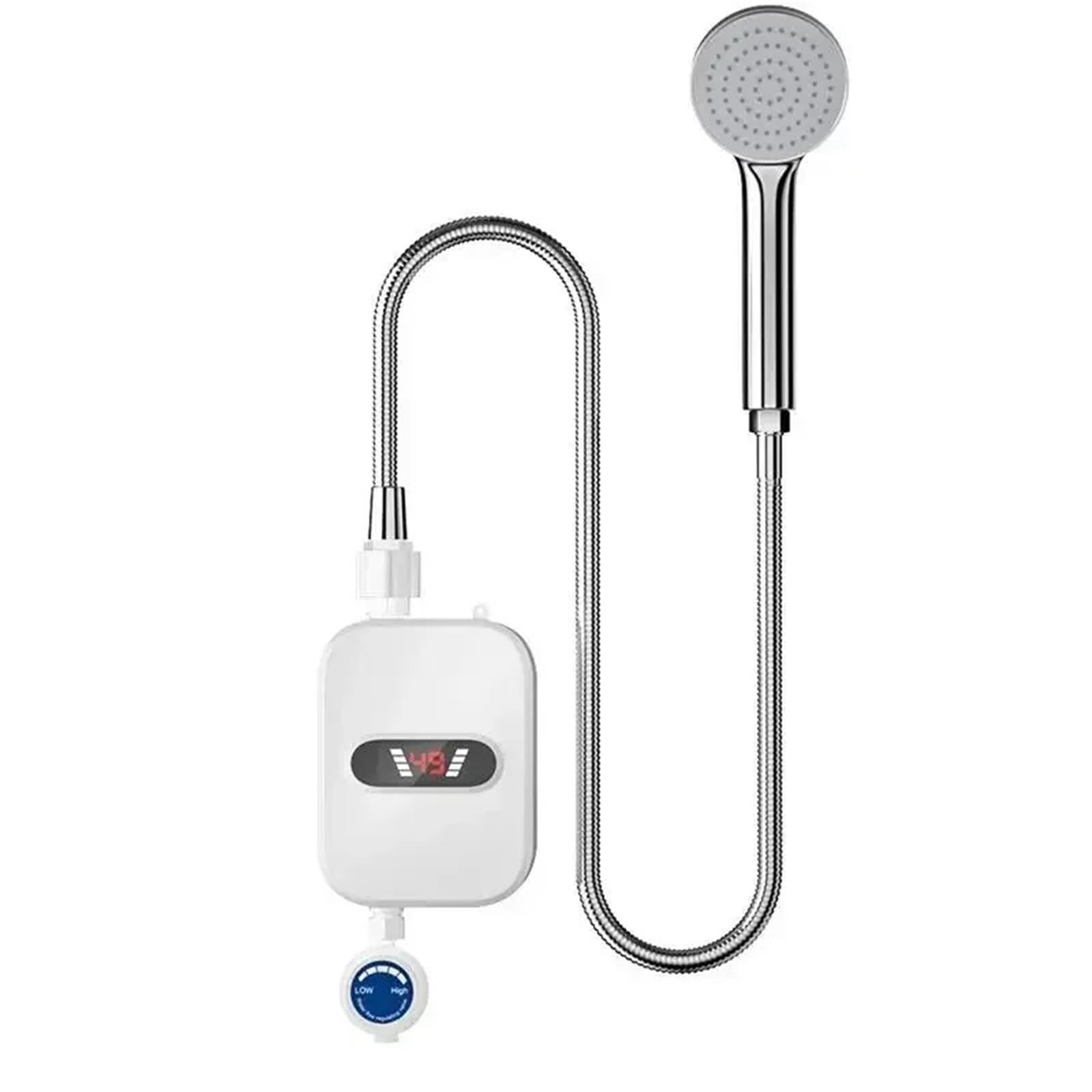 Kompaktowy podgrzewacz wody Kitchen Aid Instant Demand z głowicą prysznicową, Urządzenie przepływowe