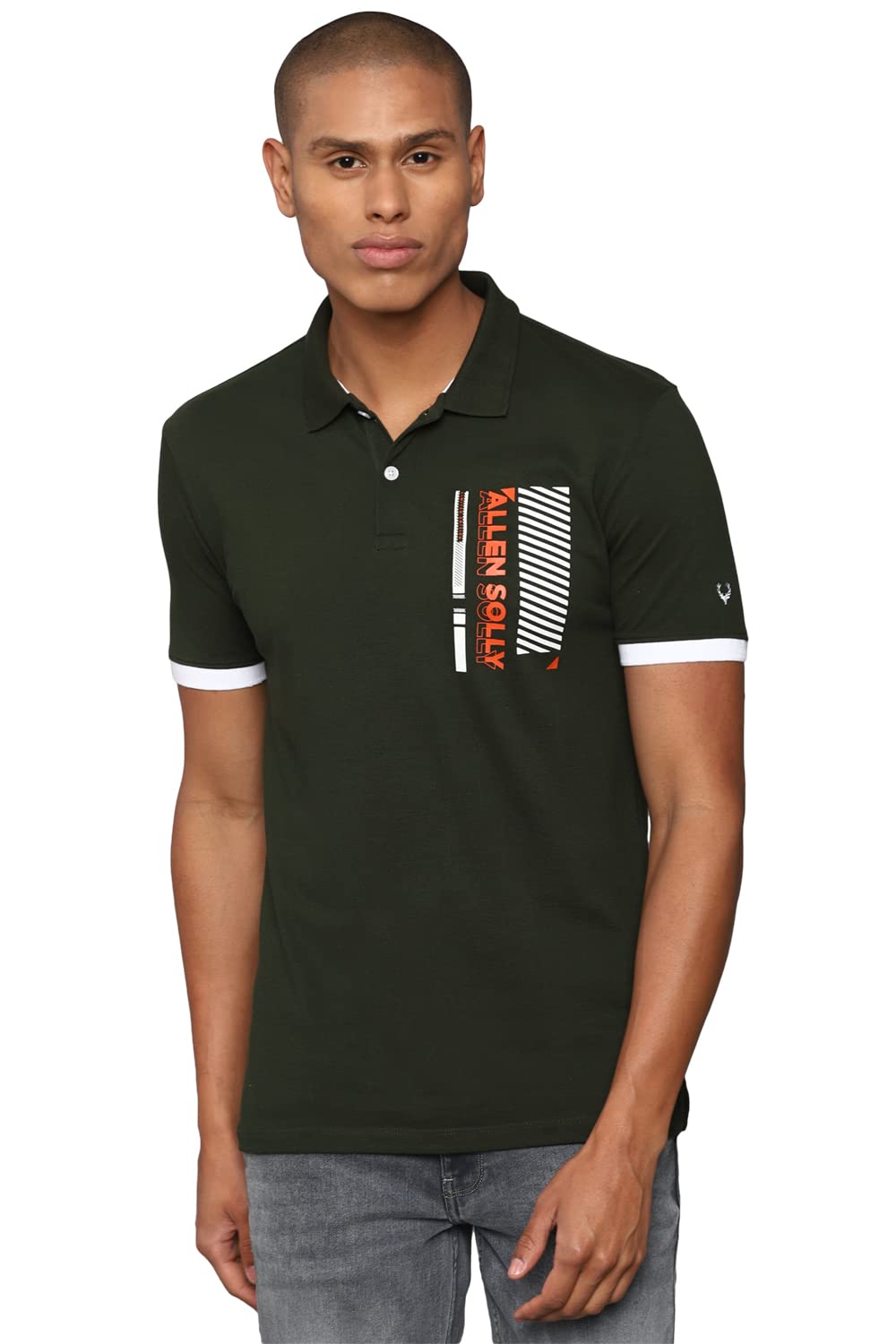 allen solly Men's 100% Cotton Regular Fit T-Shirt-picture-28