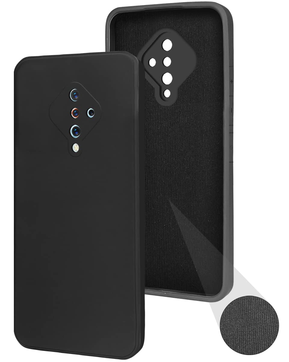 Jkobi Back Cover Case for Vivo S1 Pro (Inside Fiber Cloth | Smooth Matte Finish | Elegant Professional Look |Black) (B0B74YQYXC) Amazon Price History, Amazon Price Tracker