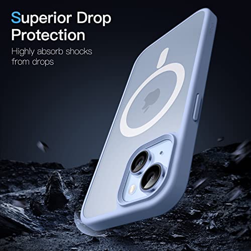 Image of JETech Magnetic Matte Case for iPhone 14, Sky Blue