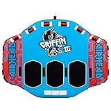 Airhead Griffin 3, 1-3 Rider Towable Tube for Boating
