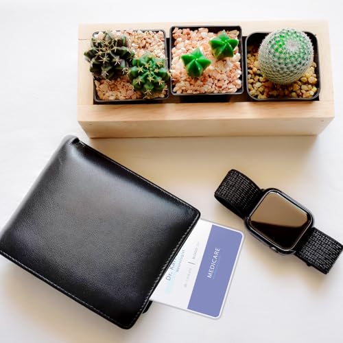 20 Pack New Medicare Card Protector, Social Security Card Protector Sleeve Waterproof Clear PVC Cards Sleeves Plastic Card Holder for Wallet Business/ID/Debit/Credit Cards Covers3