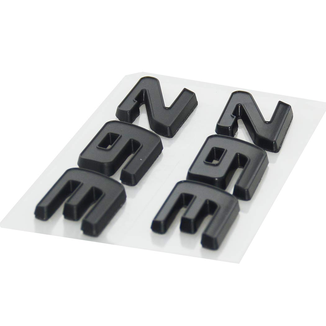 2X 392 Emblem Badge Decal 3D Logo Nameplate 3D Raised Strong Adhesive Fit for 392 Matte Black (Matte Black)