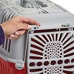 MidWest Homes for Pets Spree Travel Pet Carrier, Red | Hard-Sided Pet Kennel Ideal for Toy Dog Breeds, Small Cats & Small Animals | Dog Carrier Measures 19.1L x 12.5 W x 13H - Inches - Image 4