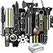 Survival Kit 21 in 1, Notfall Ausrüstung Outdoor, Survival Set, Professionelle Überlebensausrüstung Multifunktional Outdoor Kit für Reiseabenteuer, Wandern, Camping, Outdoor-Abenteuer