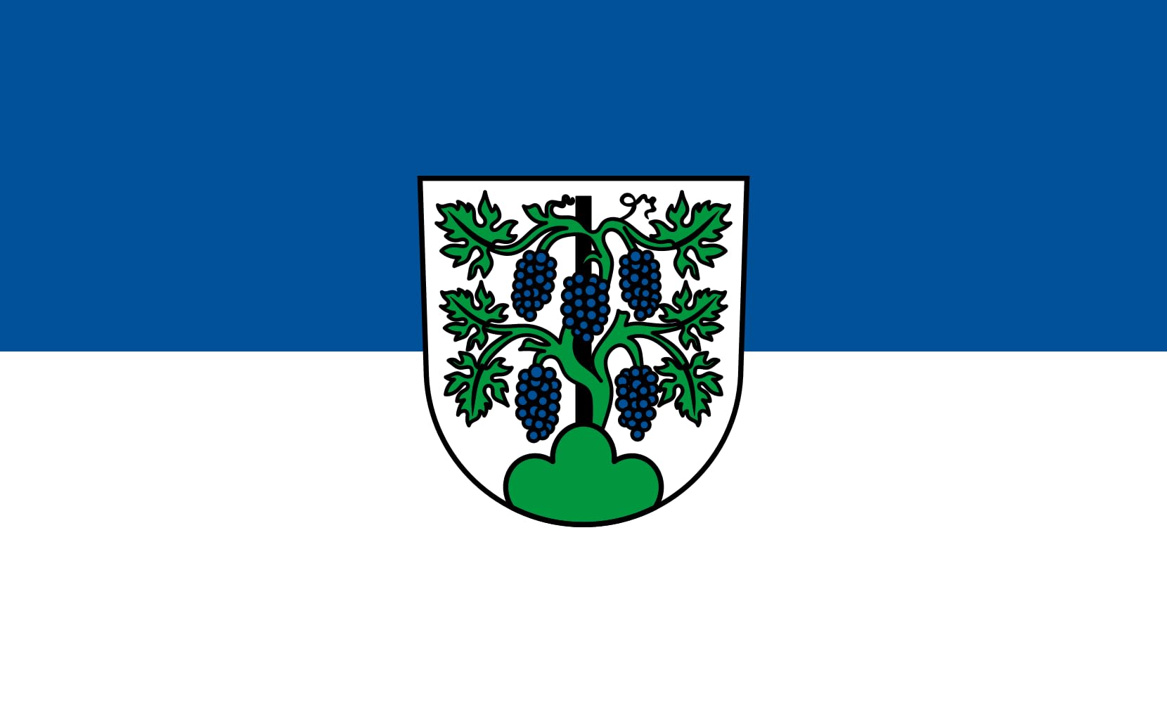 Drapeau paysage Gemmrigheim 1.35m² anti-déchirure haute résistance vent