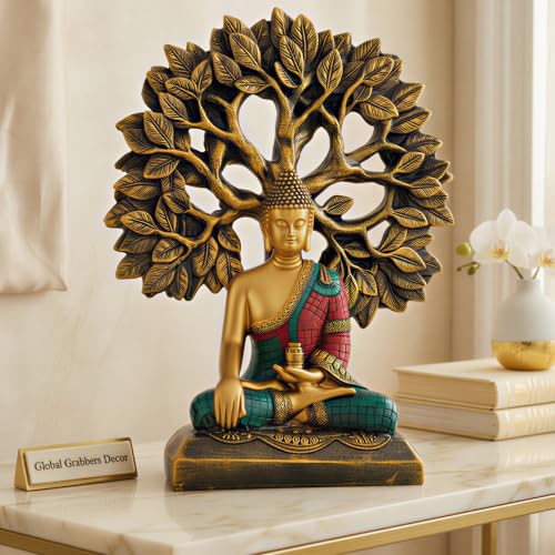 Global Grabbers Buddha Statue Showpiece Idol Home Decor Decoratio...