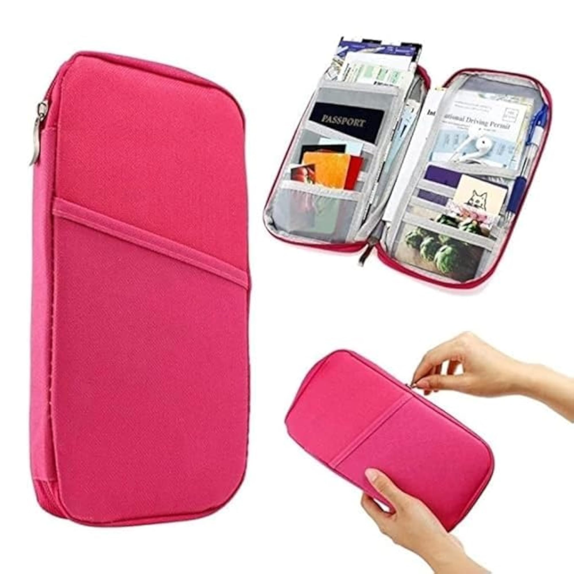 Ultimate Passport Pouch Wallet Organizer, Multicolor