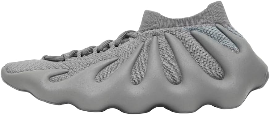 adidas Mens Yeezy 450 Lace Up Sneakers Shoes Casual - Grey - Image 2