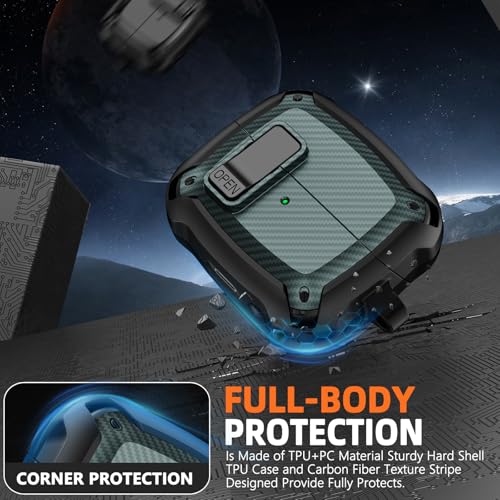 Image of Compatible with Samsung Galaxy Buds3 FE (2025) / Buds3 Pro (2024) / Buds 3 Case (2024) with Secure Lock Clip & Cleaning kit