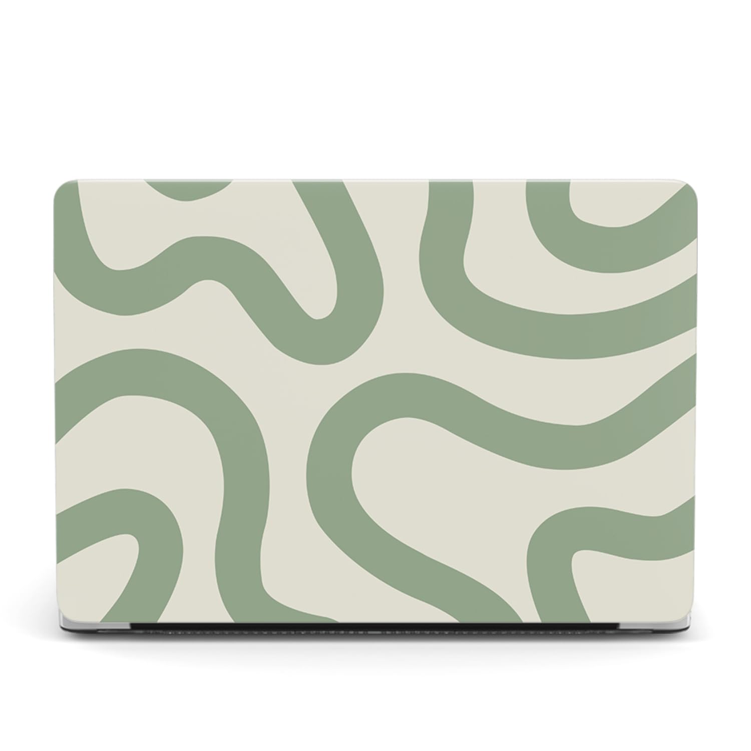Close-up of the 'Green Line' design on the Generic MacBook Pro 13-inch case.