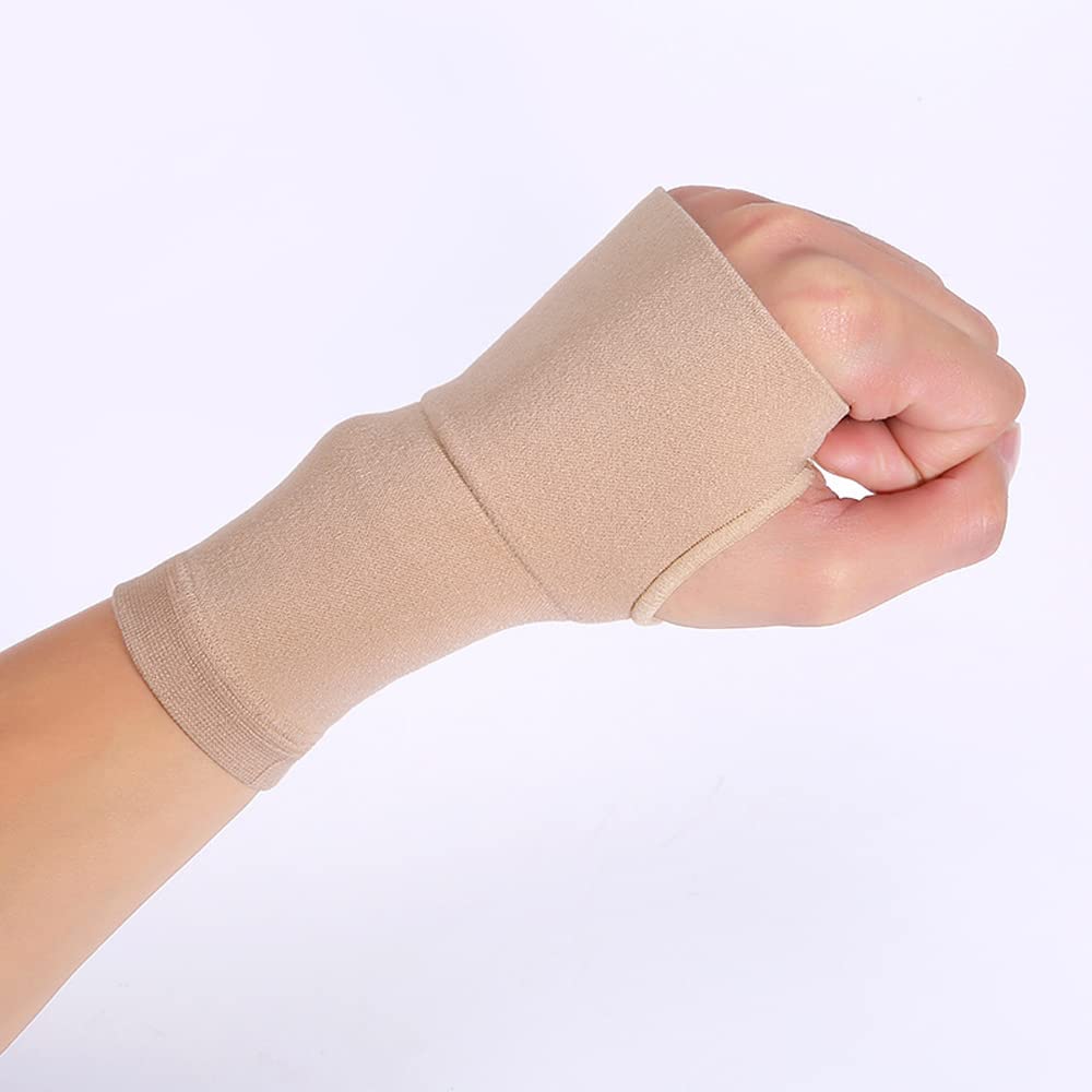 Tutore Per Polso E Pollice – Compressione Elastica, Senza Dita, Per Tunnel Carpale, Artrite E Sport – Taglia L, Nero - 5