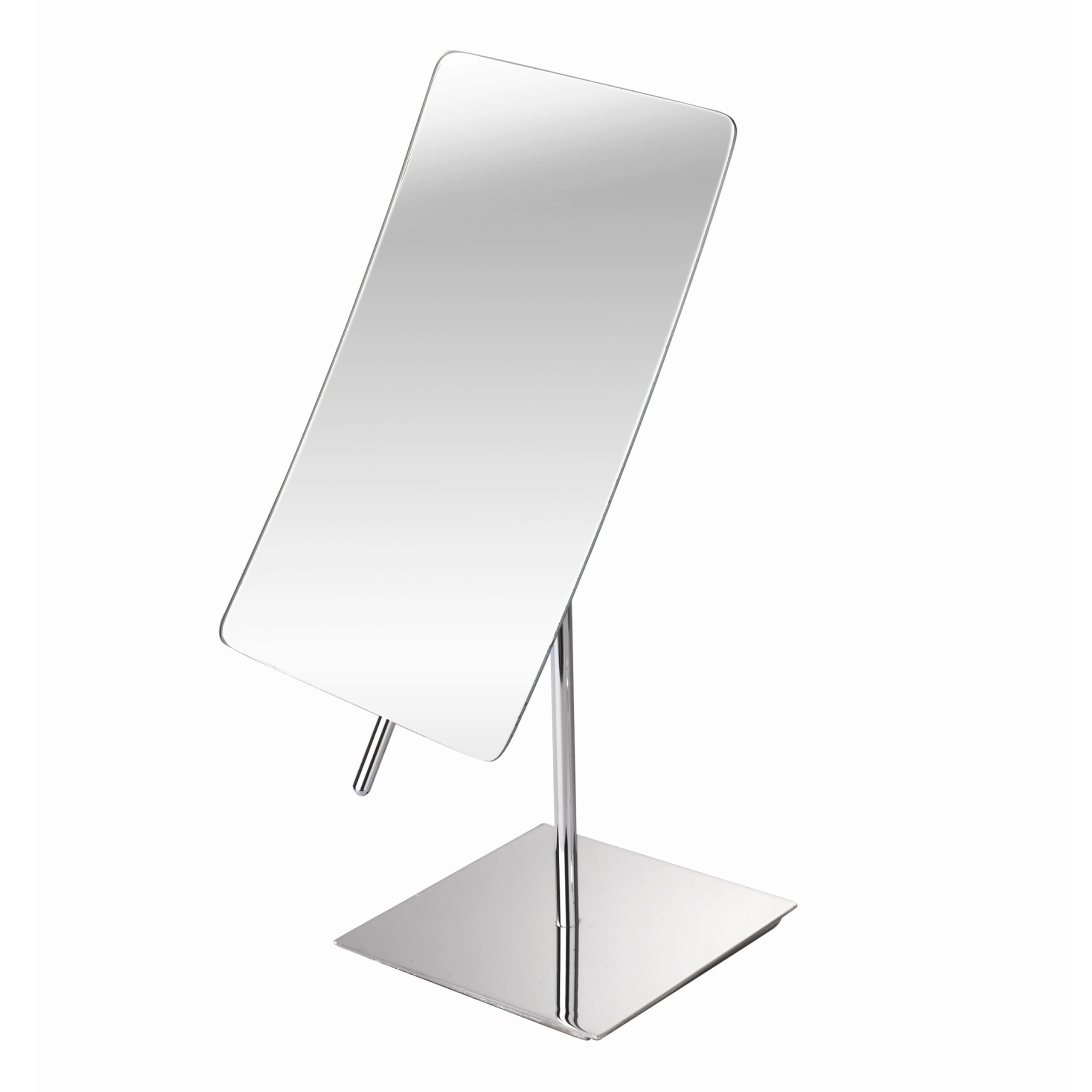 Hamilton Hills Espejo de Maquillaje Rectangular Moderno Aumento 3X, Acabado contemporáneo Cromado Pulido portátil, Ajustable y fácil posicionamiento, Espejo de Belleza con Aumento de Calidad de Lujo