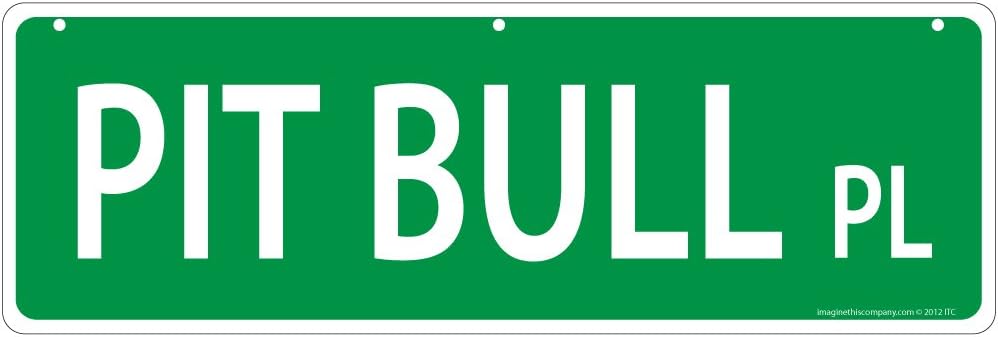 Pit Bull Street Sign