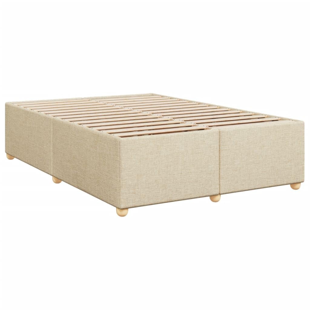 Tessuto Morbido Traspirante Giroletto Imbottito con Doghe Crema 140x200 cm