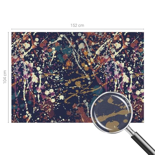 Murales de pared autoadhesivos con estampados abstractos para salones modernos 5
