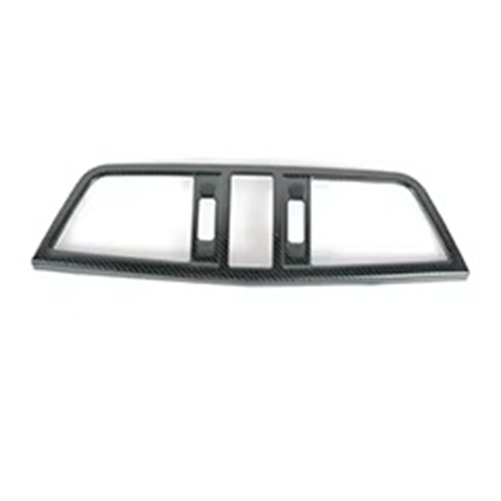 Interior Trim for Benz for E Class for Coupe W207 C207 2009-2013 Console Air Condition Outlet Frame Decoration Sticker Panel Frame Cover(Carbon Fiber Black)