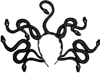 Medusas Snake Costume Headband Medusas Headpiece Halloween Cosplay Party Supplies Hair Band Costume Props Snake Hair Hoop