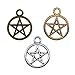 30 Pieces Magic Pentacle Star Protection Lucky Charms Jewelry Making Accessory Necklace Pendant 25 x 20mm
