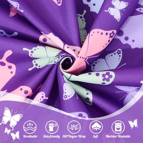 Image of Cloele Butterfly Fitted Crib Sheet for Girls,52x28in,Infant Toddler Sheet | Baby Nursery Bed Sheet,Cozy Bed Sheet,Suitable for Standard Crib and Toddler Mattresses