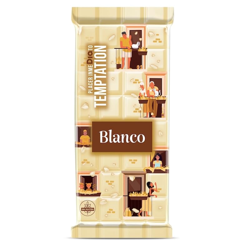 Temptation de Dia Chocolate Blanco, 100g