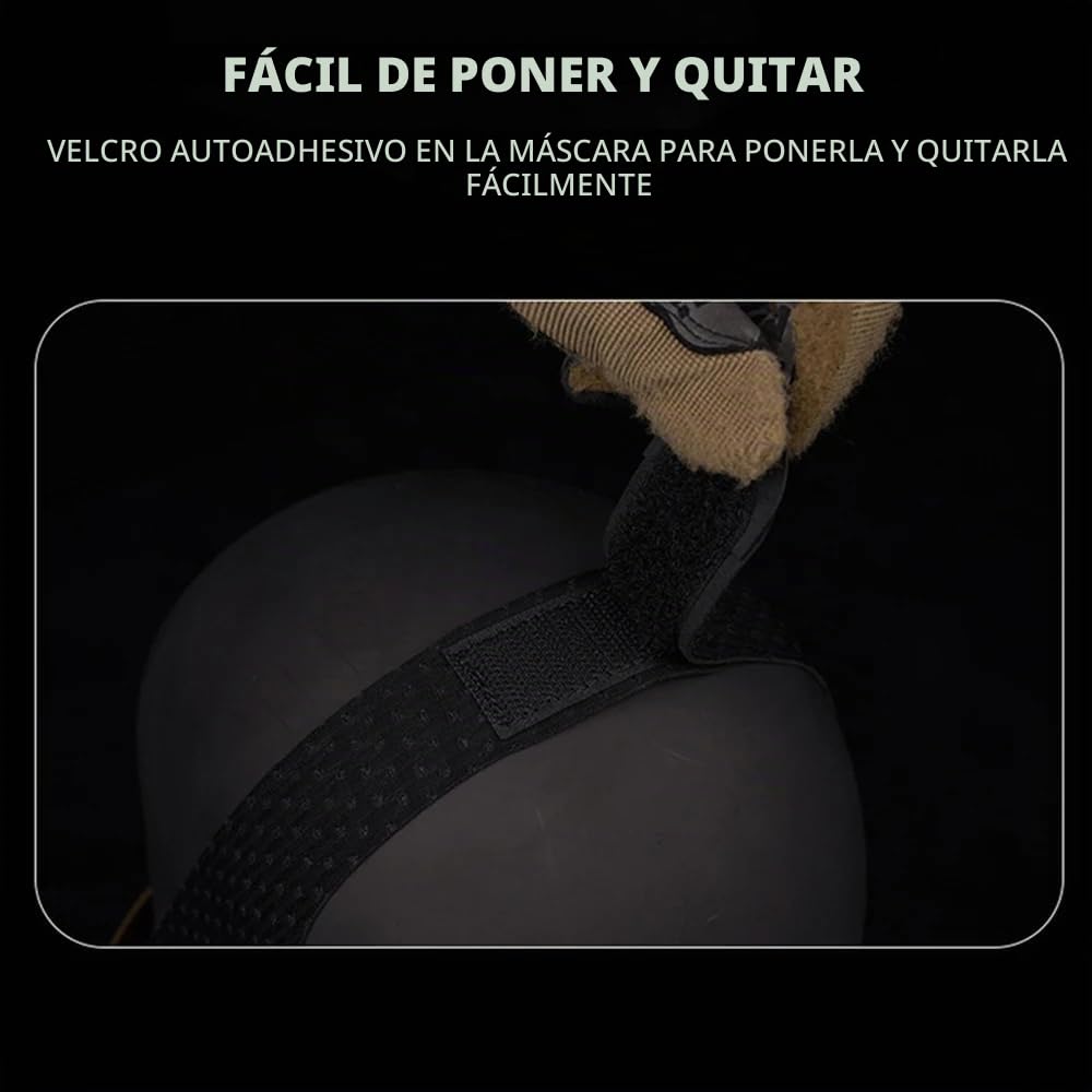 Peminkoo Máscara táctica de Media Cara para Paintball Airsoft máscara Protectora de escorpión diseño Interior de Silicona máscaras de Cosplay Transpirables