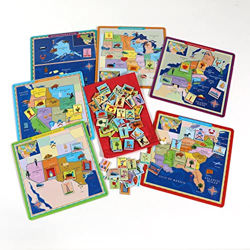 Juego de Mesa EeBoo Estados Unidos Bingo Geografía miniatura 4
