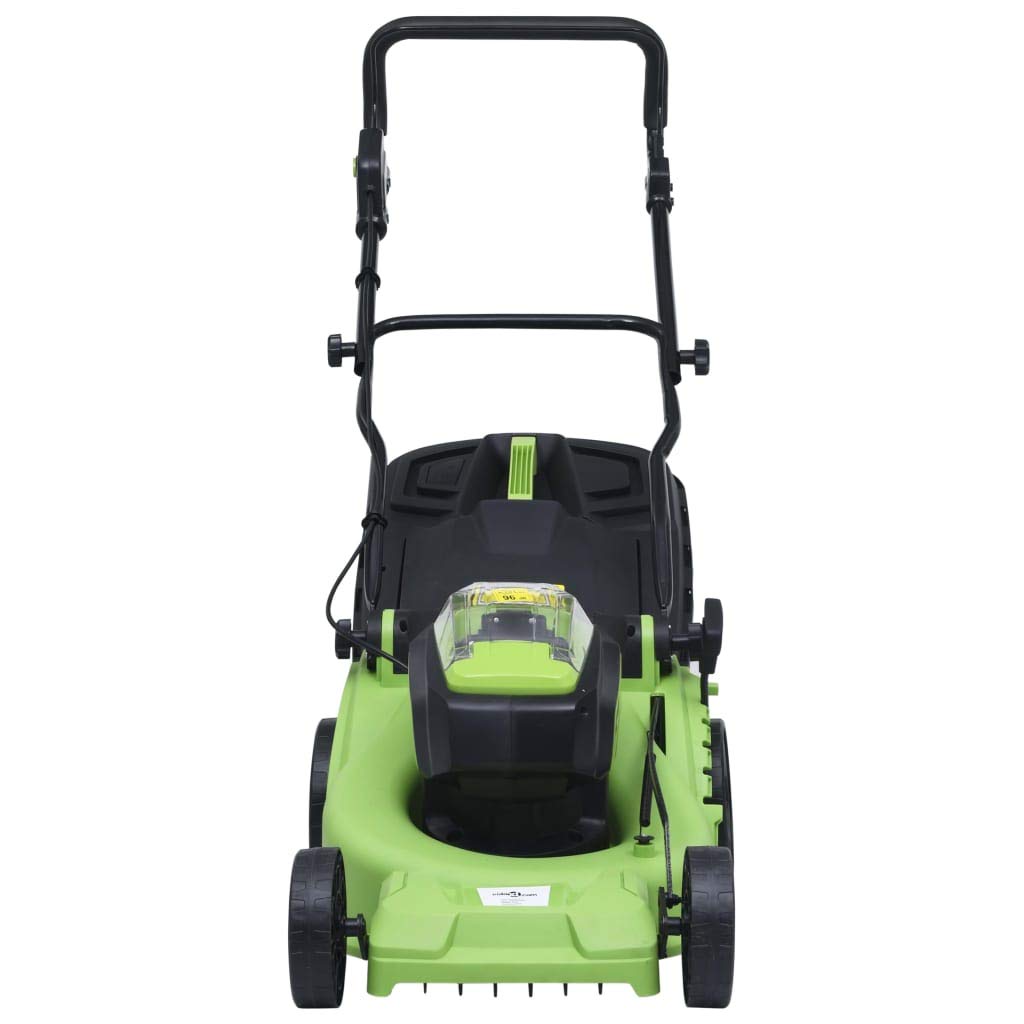 vidaXL Cortacésped sin Cables con Dos Baterías 20V 2000mAh Li-Ion Podadora Máquinas Cortador Autopropulsado de Césped de Jardín Terraza