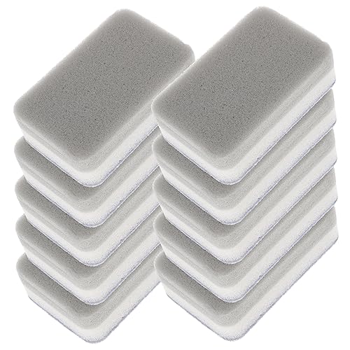 Yardenfun 10Pcs Cleaning Sponge Dual Sided Scouring Pads for Kitchen Bowl Pan Cleaning Durable High Absorbency Sponges with Tough Scrubbing Surface for All Household