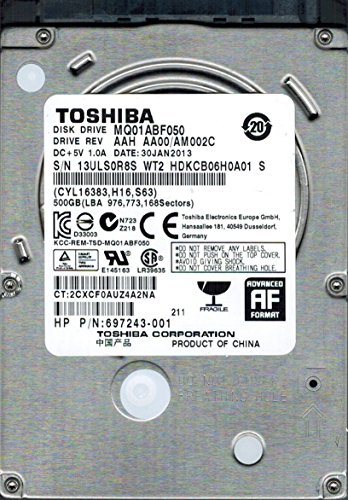 Preisvergleich Produktbild Toshiba MQ01ABF050 500 GB AAH AA00 / am002 C China