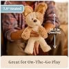 GUND Baby Peek-a-Boo Peeki Puppy Plush, Dog Stuffed Animal, Baby Toy for Ages 0 and Up, Brown/Cream, 7