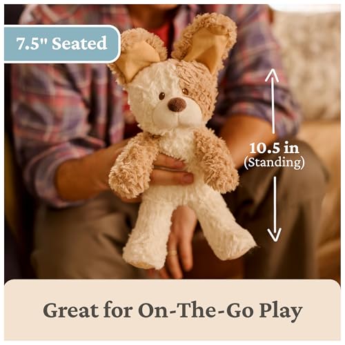 GUND Baby Peek-a-Boo Peeki Puppy Interactive Squeeze-Activated Plush Toy 7" - image 3