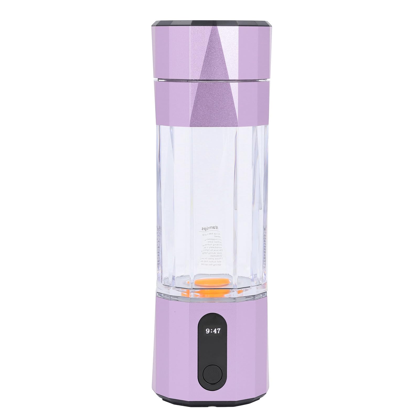 Botella de agua de hidrógeno para la oficina o el gimnasio en elegante color morado 8