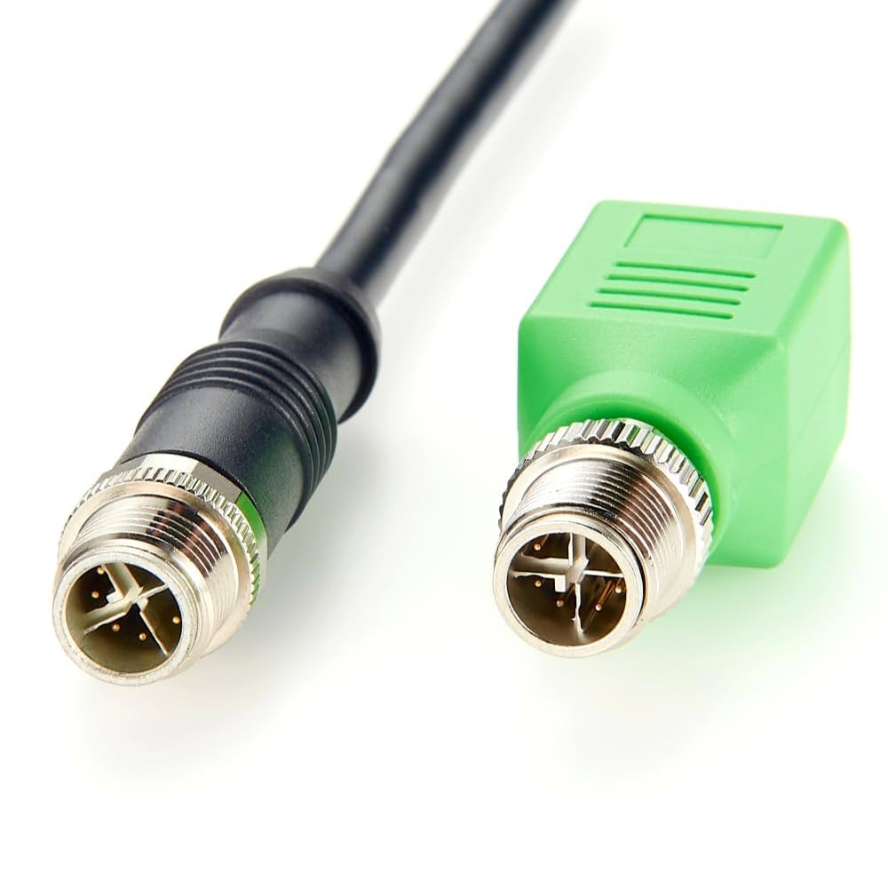 Amazon.co.jp: Plinkwirekb M12 X-Coded 8ピン - RJ45アダプター